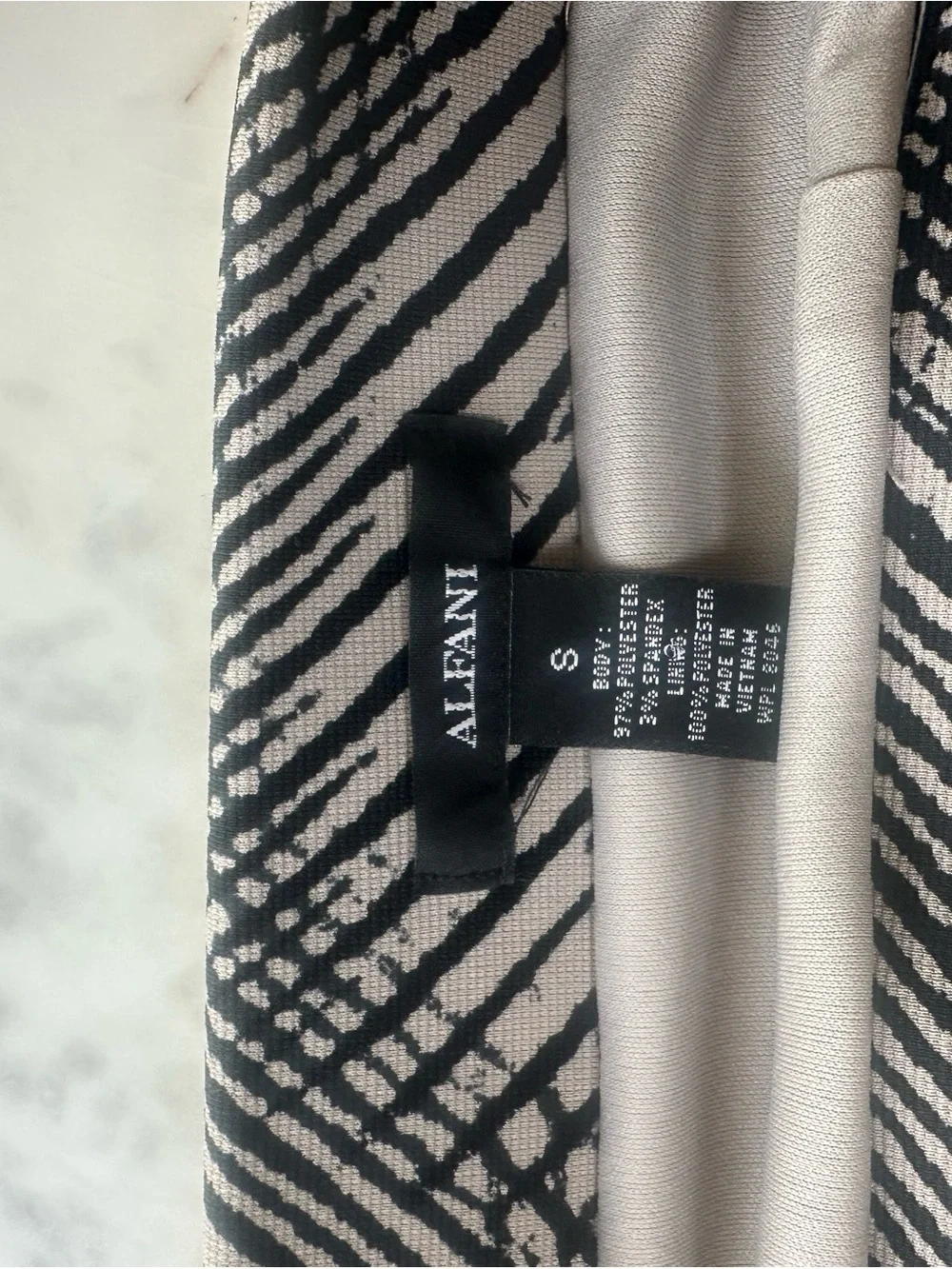 Alfani Black and White Patterned Midi Skirt - Picture 2 of 6